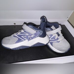 New Balance Kids' Navy and Gray Sneakers